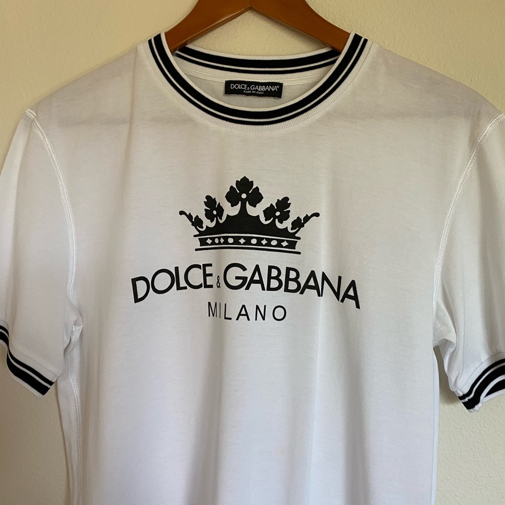 White Dolce Gabbana t shirt excellent condition